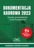 Okładka książki Dokumentacja Kadrowa 2023. Zasady prowadzenia...
