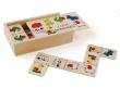 Opakowanie Domino drewniane obrazkowe w pudełku