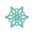 Opakowanie Dziurkacz ozodbny ażurowy 3,7cm śnieżyn ka