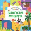 Egzotyczne zwierzęta. Kolorowe rozkładanki. Autor:   Praca zbiorowa. Dadada.pl Okładka książki Egzotyczne zwierzęta. Kolorowe rozkładanki