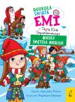 Emi i Tajny Klub Superdziewczyn T.5 Dookoła świata Wioska Świętego Mikołaja. Autor: Agnieszka Mielech. Dadada.pl Okładka książki Emi i Tajny Klub Superdziewczyn T.5 Dookoła świata Wioska Świętego Mikołaja