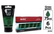Opakowanie Farba akrylowa ciemnozielona 75ml (6szt)