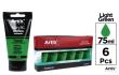 Opakowanie Farba akrylowa jasnozielona 75ml (6szt)