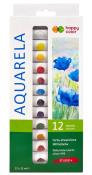 Farba akwarelowa STUDIO 12 kolorów x 12 ml Happy Color. Wydawca: HAPPY COLOR. Dadada.pl Opakowanie Farba akwarelowa STUDIO 12 kolorów x 12 ml Happy Color