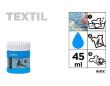 Opakowanie Farba do tkanin błękitna 45ml (6szt)
