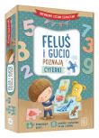 Feluś i Gucio poznają cyferki. Autor: Justyna Kesler. Dadada.pl Okładka książki Feluś i Gucio poznają cyferki