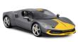 Opakowanie Ferrari 296 GTB Assetto Grey/Yellow 1:18 BBURAGO
