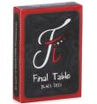 Opakowanie Final Table  - czarna talia kart