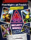 Five Nights at Freddy's: Akta Security Breach. Oficjalny przewodnik. Autor: Scott Cawthon. Dadada.pl Okładka książki Five Nights at Freddy's: Akta Security Breach. Oficjalny przewodnik