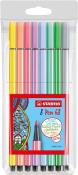 Opakowanie Flamaster pen 68 pastel op.8szt