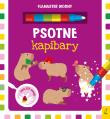Flamaster wodny. Psotne kapibary. Autor: Opracowanie zbiorowe. Dadada.pl Okładka książki Flamaster wodny. Psotne kapibary