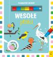 Flamaster wodny. Wesołe ptaki. Autor: Opracowanie zbiorowe. Dadada.pl Okładka książki Flamaster wodny. Wesołe ptaki