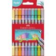 Opakowanie Flamastry dwustronne pastel 10 kol. FABER CASTELL