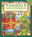 Franklin i prezent świąteczny. Autor: Paulette Bourgeois, Patrycja Zarawska. Dadada.pl Okładka książki Franklin i prezent świąteczny