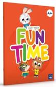 Fun Time 3 i 4 latki Poziom A i A+. Autor: Katarzyna Kozłowska. Dadada.pl Okładka książki Fun Time 3 i 4 latki Poziom A i A+