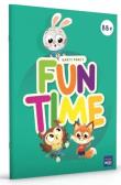 Fun Time 5 i 6 latki Poziom B i B+. Autor: Katarzyna Kozłowska. Dadada.pl Okładka książki Fun Time 5 i 6 latki Poziom B i B+