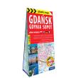 Gdańsk, Gdynia, Sopot; foliowany plan miasta 1:26 000. Autor: Opracowanie zbiorowe. Dadada.pl Okładka książki Gdańsk, Gdynia, Sopot; foliowany plan miasta 1:26 000