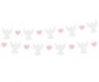 Opakowanie Girlanda papierowa Aniołki różowe serduszka 150cm