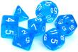 Opakowanie Gra komplet kości RPG kryształowe niebieskie