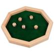 Opakowanie Gra w kości z drewnianą podstawką