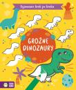 Groźne dinozaury. Rysowanie krok po kroku. Autor: Opracowanie zbiorowe. Dadada.pl Okładka książki Groźne dinozaury. Rysowanie krok po kroku