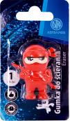 Opakowanie Gumka w kształcie Ninja Astra blister 1 sztuka mix