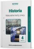 Okładka książki Historia 4 Maturalne karty pracy część 1 i 2 Liceum i technikum zakres rozszerzony
