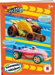 Okładka książki Hot Wheels Let's Race kolorowanka z naklejkami NA-1601