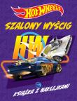 Okładka książki Hot Wheels Szalony wyścig. Książka z naklejkami