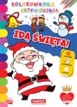 Idą święta. Kolorowanka aktywizująca. Autor: HUBERT WŁODARCZYK. Dadada.pl Okładka książki Idą święta. Kolorowanka aktywizująca