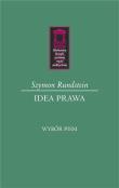 Idea prawa. Autor: Szymon Rundstein. Dadada.pl Okładka książki Idea prawa