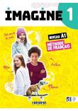 Imagine 1 A1 podręcznik + zawartość online. Autor: Marie-Noelle Cocton, Ellafaf Marianne, Rousselot Louise, Frequelin Magosha. Dadada.pl Okładka książki Imagine 1 A1 podręcznik + zawartość online