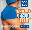 Imprezka Disco Polo vol.4 CD. Autor: Various Artists. Dadada.pl Okładka książki Imprezka Disco Polo vol.4 CD