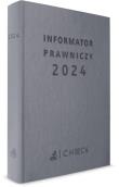 Okładka książki Informator prawniczy 2024