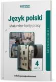 J. polski LO 4 Maturalne karty pracy ZP Linia I. Autor: Urszula Jagiełło, Steblecka-Jankowska Magdalena. Dadada.pl Okładka książki J. polski LO 4 Maturalne karty pracy ZP Linia I