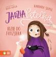 Jadzia Pętelka idzie do fryzjera. Autor: Supeł Barbara. Dadada.pl Okładka książki Jadzia Pętelka idzie do fryzjera