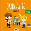Jano i Wito czytają. Autor: Wiola Wołoszyn. Dadada.pl Okładka książki Jano i Wito czytają