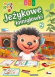 Jeżykowe łamigłówki 2. Autor: Zespół AWM. Dadada.pl Okładka książki Jeżykowe łamigłówki 2