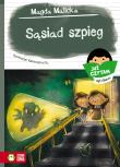 Już czytam sylabami. Sąsiad szpieg. Autor: Magda Malicka. Dadada.pl Okładka książki Już czytam sylabami. Sąsiad szpieg