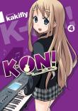 K-on!. Tom 4. Autor: Kakifly. Dadada.pl Okładka książki K-on!. Tom 4