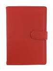 Opakowanie Kalendarz 2023 A5 dzienny z zapięciem ekoskóra czerwony