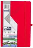 Opakowanie Kalendarz 2023 A5 tyg. Hip hop czerwony ELEFANT