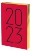 Okładka książki Kalendarz 2023 Art A5 czerwony DNS ANTRA