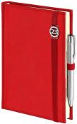 Opakowanie Kalendarz 2023 B6 dzienny Cross z gumką czerwony