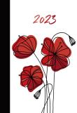Opakowanie Kalendarz 2023 B6 dzienny soft kwiaty