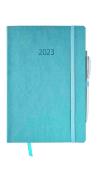 Opakowanie Kalendarz 2023 flex z gumką A5 tygodniowy niebieski V1