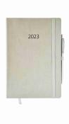 Opakowanie Kalendarz 2023 flex z gumką A5 tygodniowy szary V6
