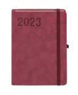 Okładka książki Kalendarz 2023 Nuba A5 burgundowy TNS ANTRA