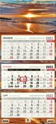 Opakowanie Kalendarz 2023 trójdzielny zach słońca KT-1 V36