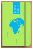 Okładka książki Kalendarz 2023 Ziemia B6 zielony DNS ANTRA
